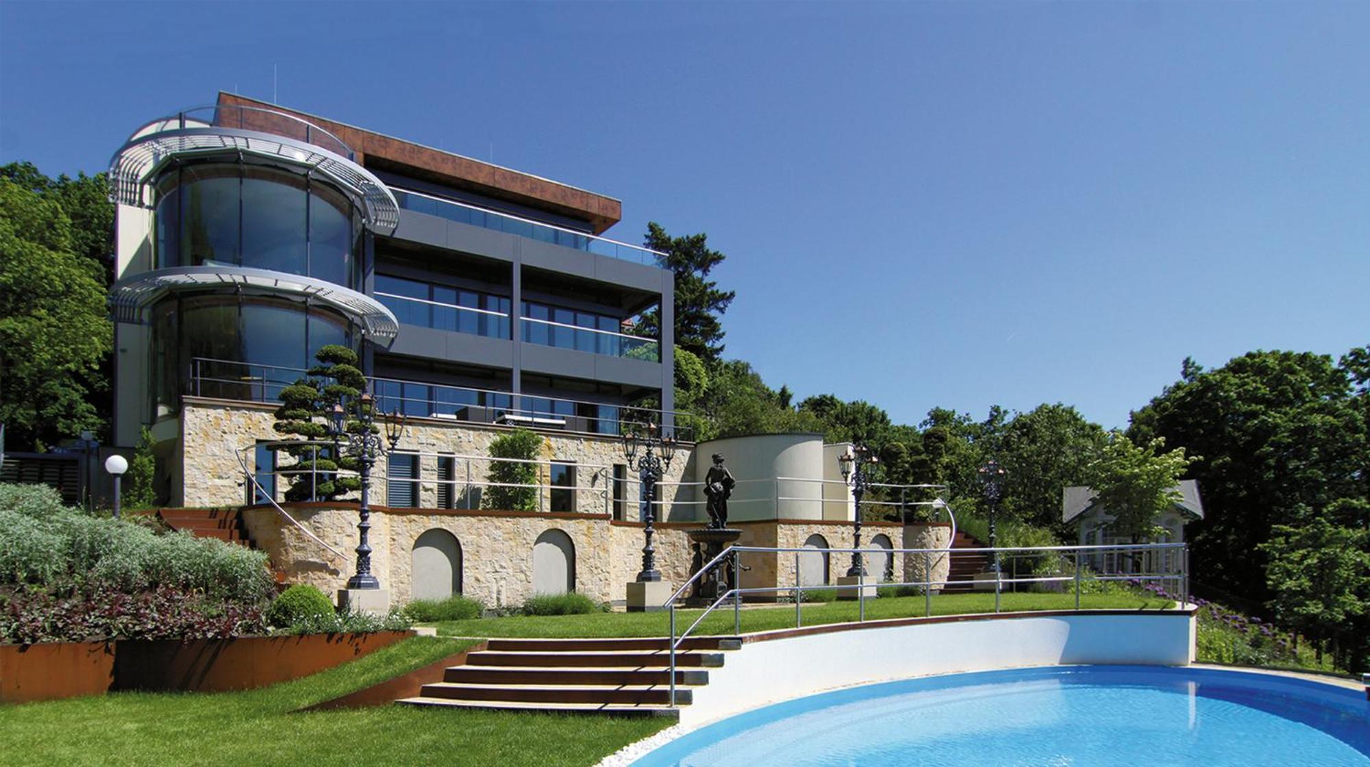 Villa Via Lapis - Panoramablick Ueber Dresden - Garten - Pool - Sauna - Luxus Extérieur photo