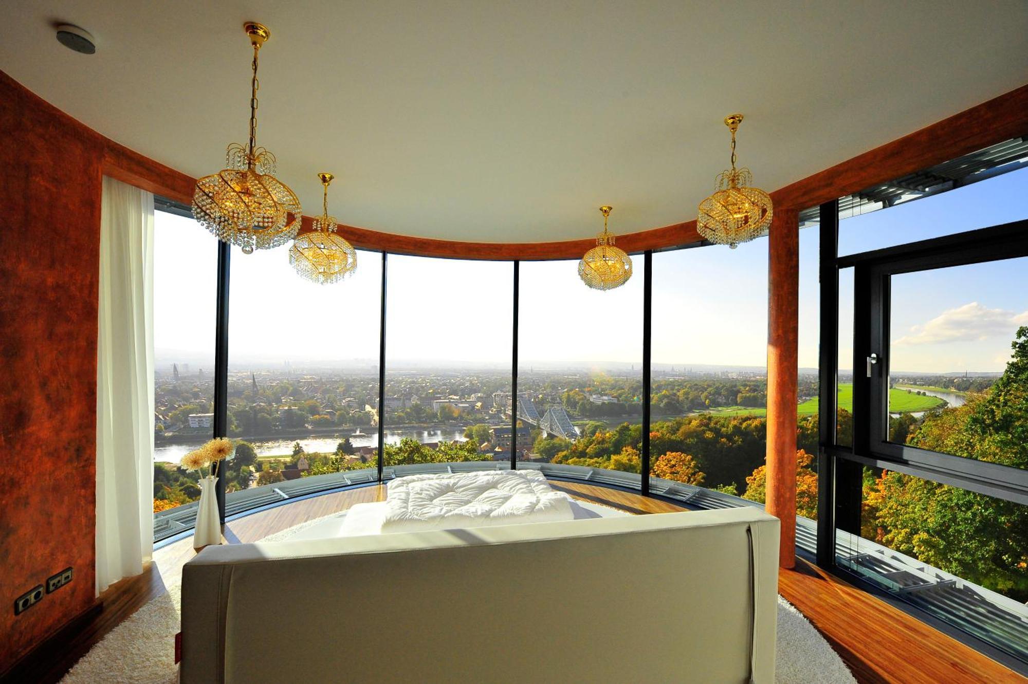 Villa Via Lapis - Panoramablick Ueber Dresden - Garten - Pool - Sauna - Luxus Chambre photo